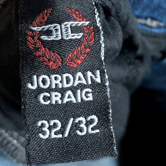 Jordan Craig Mens Jeans Blue Sean Legacy Edition Painted Moto Distressed 32x32 - Picture 5 of 13